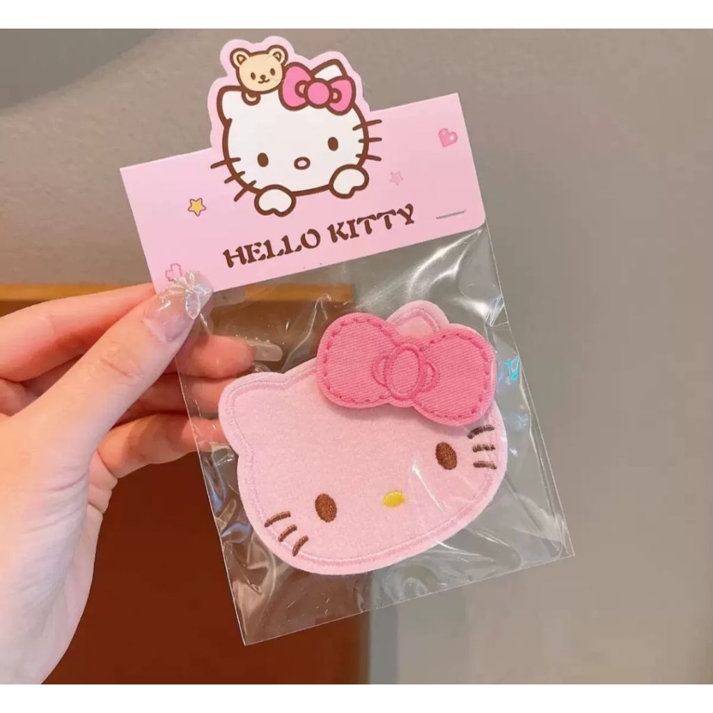 1 miếng dán tóc Kitty + Nơ hottrend QC