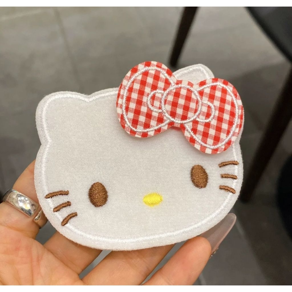 1 miếng dán tóc Kitty + Nơ hottrend QC