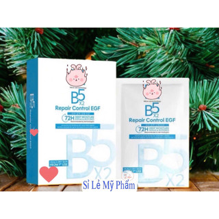 Mẫu Mới Mặt Nạ Bổ Sung B 5x2 Cấp Ẩm Phục Hồi Tái Tạo Cũng Cố Hàng Rào Bảo Vệ Da 30ml[1 hộp 10 nạ_nạ thạch hộp 5 nạ]
