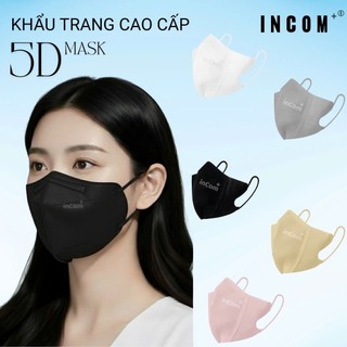 ComBo 200 Chiếc Khẩu Trang 5D InCom Có 3 Lớp Khán Khuẩn - có Chọn Màu