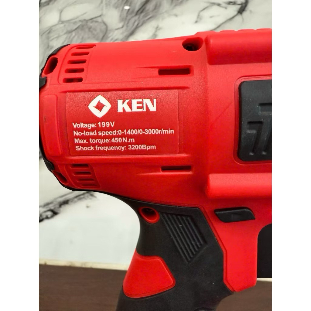 Thân máy siết  bulong ken  đỏ 450NM  chân pin thông dụng