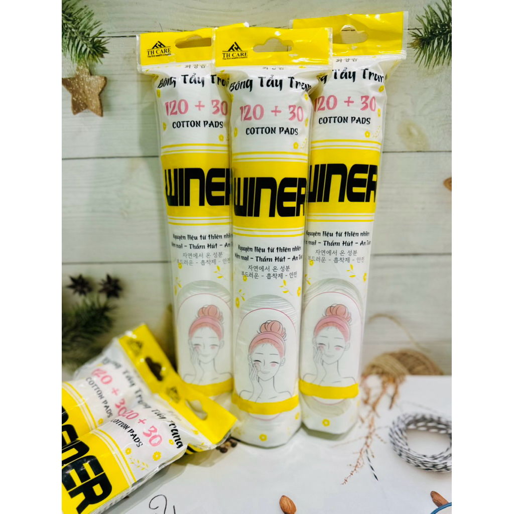 Combo 5 Gói Bông Tẩy Trang Winer 150 Miếng ( 5 X 150)