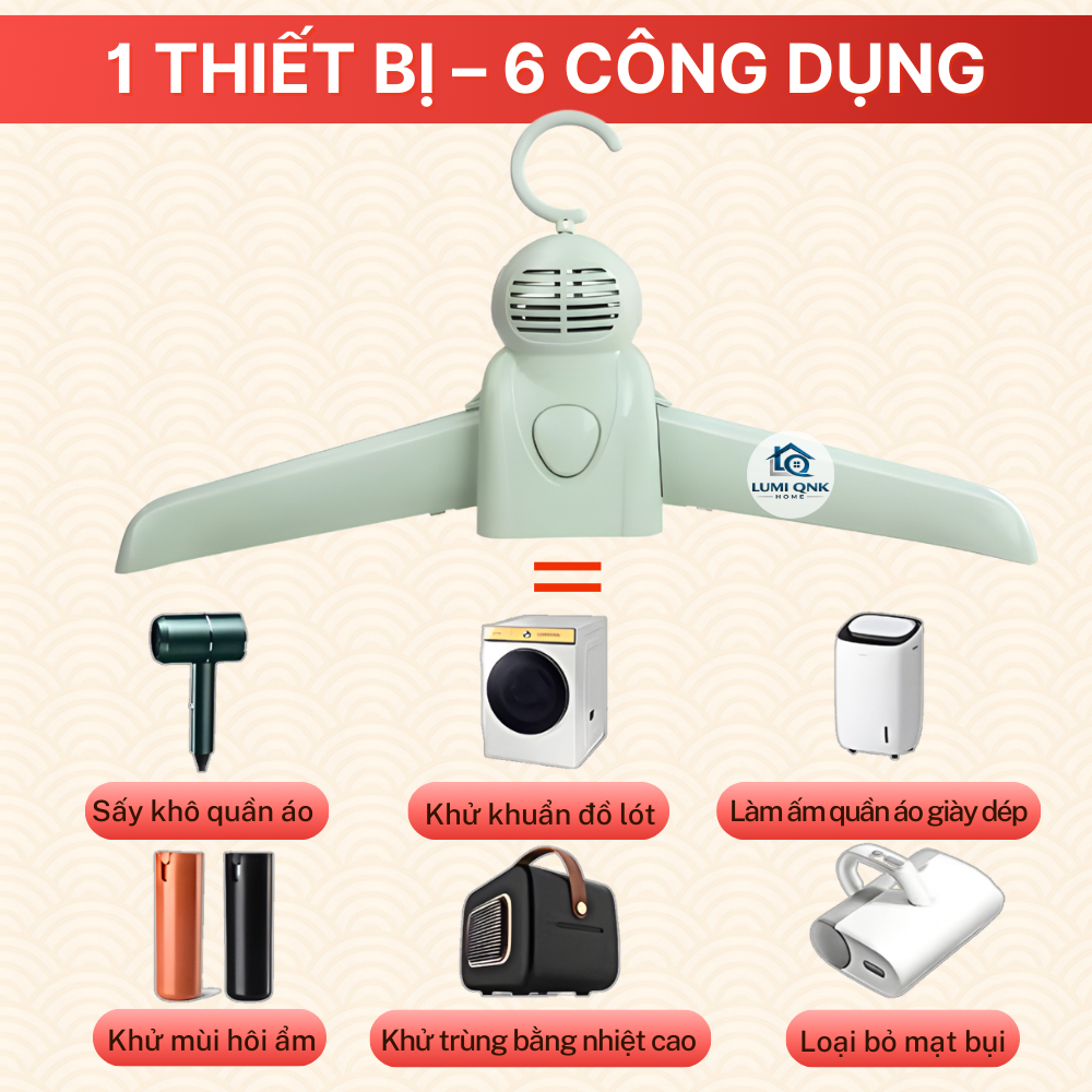 Móc Treo Sấy Quần Áo Và Giày Dép LUMI QNK HOME  Đa Năng 2 Trong 1 Gấp Gọn Nhanh Khô Tiện Lợi Dễ Sử Dụng Cho Mọi Nhà