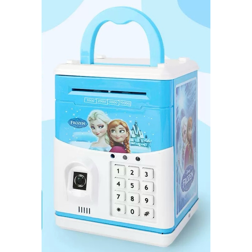 Két Sắt Mini Tiết Kiệm Tiền Cho Bé Có Mật Khẩu + Vân Tay Ống Tiền Thông Minh Cho Trẻ Em