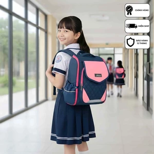 Balo Chống Gù Bé Gái Xbags XB 3107 - Balo Học Sinh Cấp 1 Siêu Nhẹ, Chống Thấm Nước Cao Cấp, Đổi Trả 30 Ngày