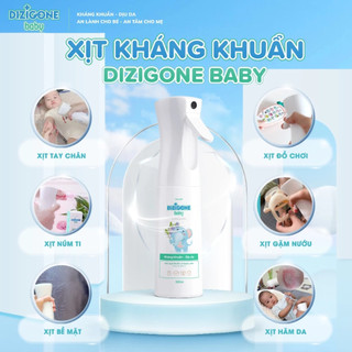 Dung dịch xịt kháng khuẩn Dizigone Baby, phòng ngừa tay chân miệng, an toàn cho trẻ sơ sinh