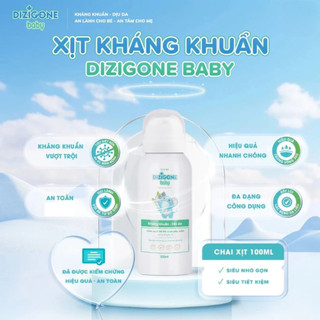 Dung dịch xịt kháng khuẩn Dizigone Baby, phòng ngừa tay chân miệng, an toàn cho trẻ sơ sinh