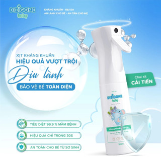 Dung dịch xịt kháng khuẩn Dizigone Baby, phòng ngừa tay chân miệng, an toàn cho trẻ sơ sinh