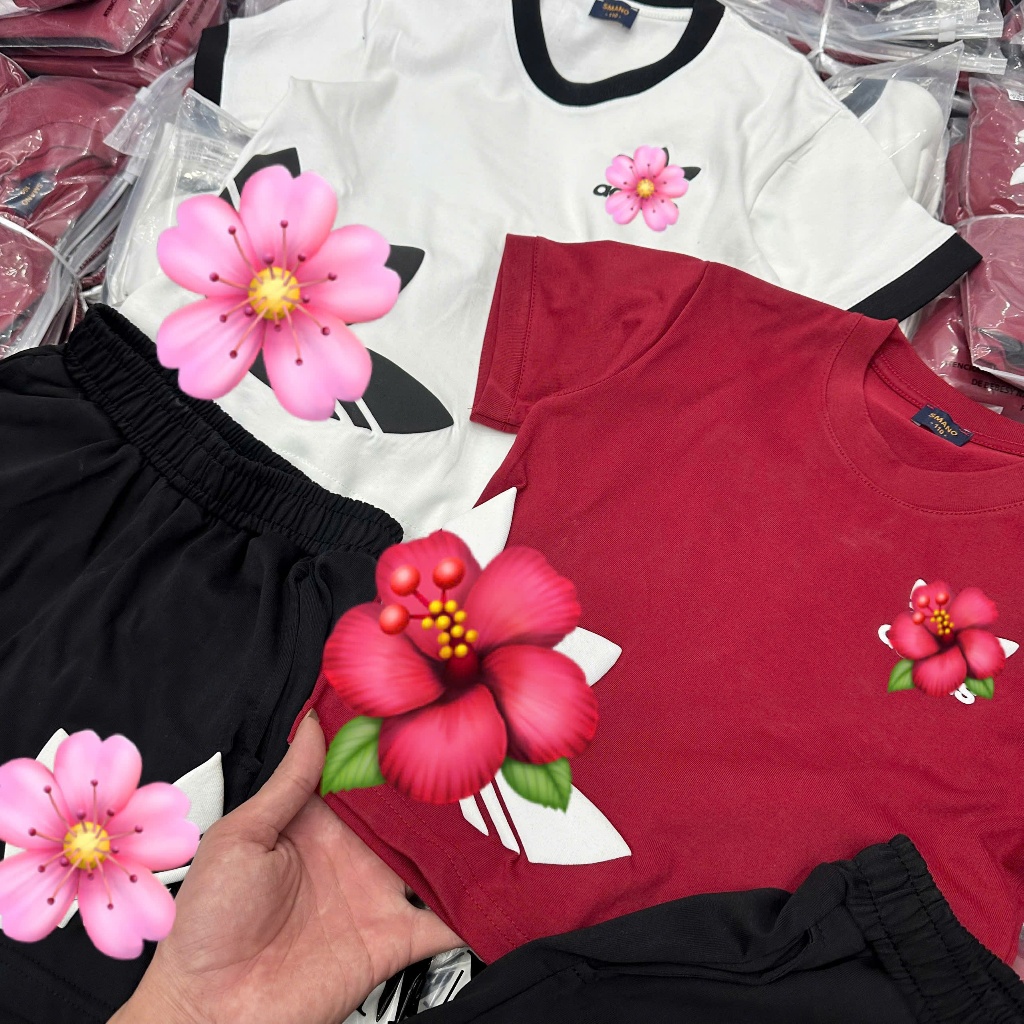 Bộ Hè Bé Trai In Logo Chất Cotton Cực Mát - Bộ Cộc Bé Trai Thể Thao 2 Màu Siêu Đẹp