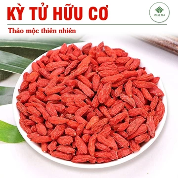 Kỳ tử hữu cơ 1kg, kỷ tử đỏ Ninh Hạ, hạt kỷ tử ngọt, thơm, pha trà, nấu canh, tốt cho sức khỏe