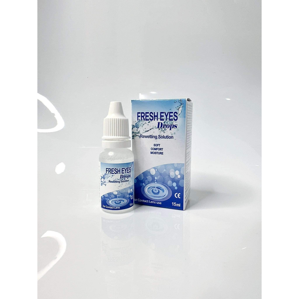 Dung dịch lens Fresh Eyes 150ml - 6 chức năng trong 1, phù hợp mọi loại kính áp tròng EYEBLINK