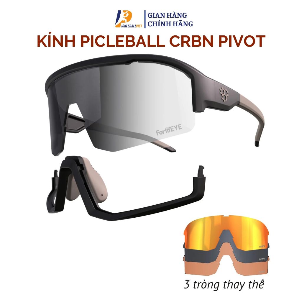 ✅ Kính CRBN Pivot Pickleball Chính Hãng - Kính Bảo Vệ Mắt Khi Chơi Pickleball