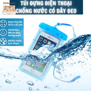 Túi chống nước điện thoại bơi suối nước nóng – Màng cảm ứng PVC, túi khí bảo vệ, chống thấm đa năng