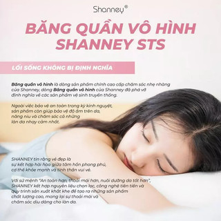 Băng vệ sinh nữ dạng quần Shanney STS vô hình mặc với mọi trang phục, mỏng nhẹ, chống tràn hiệu quả