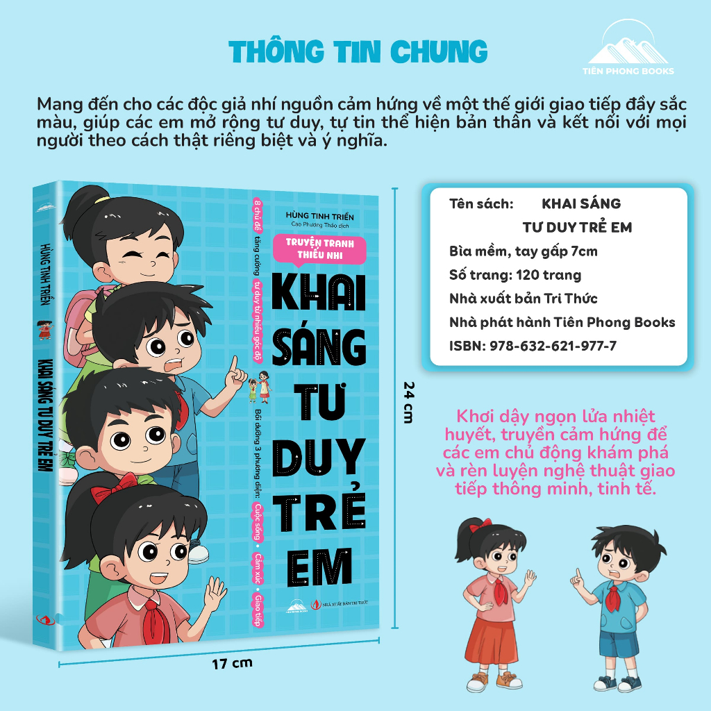Sách - Khai Sáng Tư Duy Trẻ Em - Dẫn Dắt Trẻ Em Mở Ra Tư Duy Hoàn Toàn Mới