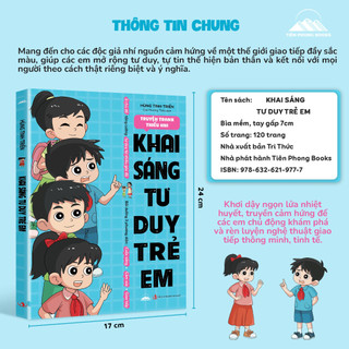 Sách - Khai Sáng Tư Duy Trẻ Em - Học Cách Giúp Trẻ Phát Triển Tư Duy Linh Hoạt (Tiên Phong Books)
