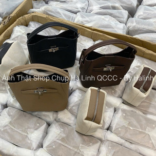 Set Túi Chio Dáng Giỏ Xách Kèm Quai Đeo Chéo Khoá Xoay HS347
