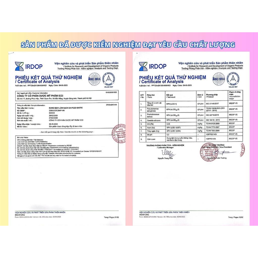 Dung dịch thay bỉm cho bé Pozo Biotic, không cần tráng nước, làm sạch, ngừa hăm hiệu quả 250ML