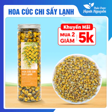 Hoa cúc chi sấy lạnh 100g, trà hoa cúc nụ, cúc tiến vua, nguyên bông, thơm, đẹp