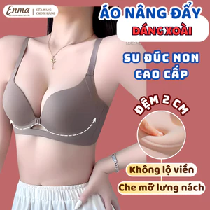 Áo Lót Bra Su Đúc Nâng Ngực Tạo Khe ENMA Không Gọng Mút Đệm Dày Vừa Thoáng Khí BRA19