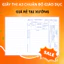 1000 tờ Giấy thi A3 chuẩn mẫu bộ giáo dục 100,200 tờ, hàng đẹp, chữ và dòng kẻ in mực xanh