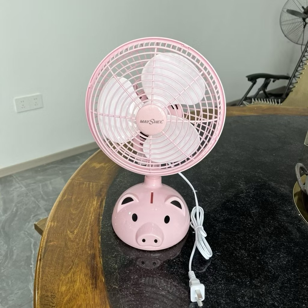 Quạt  điện mini cắm để bàn làm làm việc bàn học văn phòng