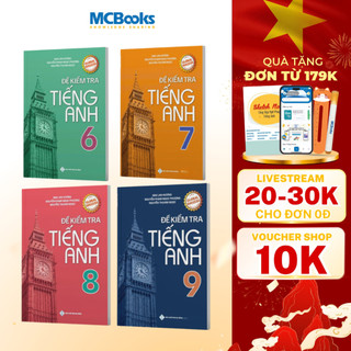 Sách - Combo Đề Kiểm Tra Tiếng Anh Lớp 6,7,8,9 - Global Success - Mai Lan Hương