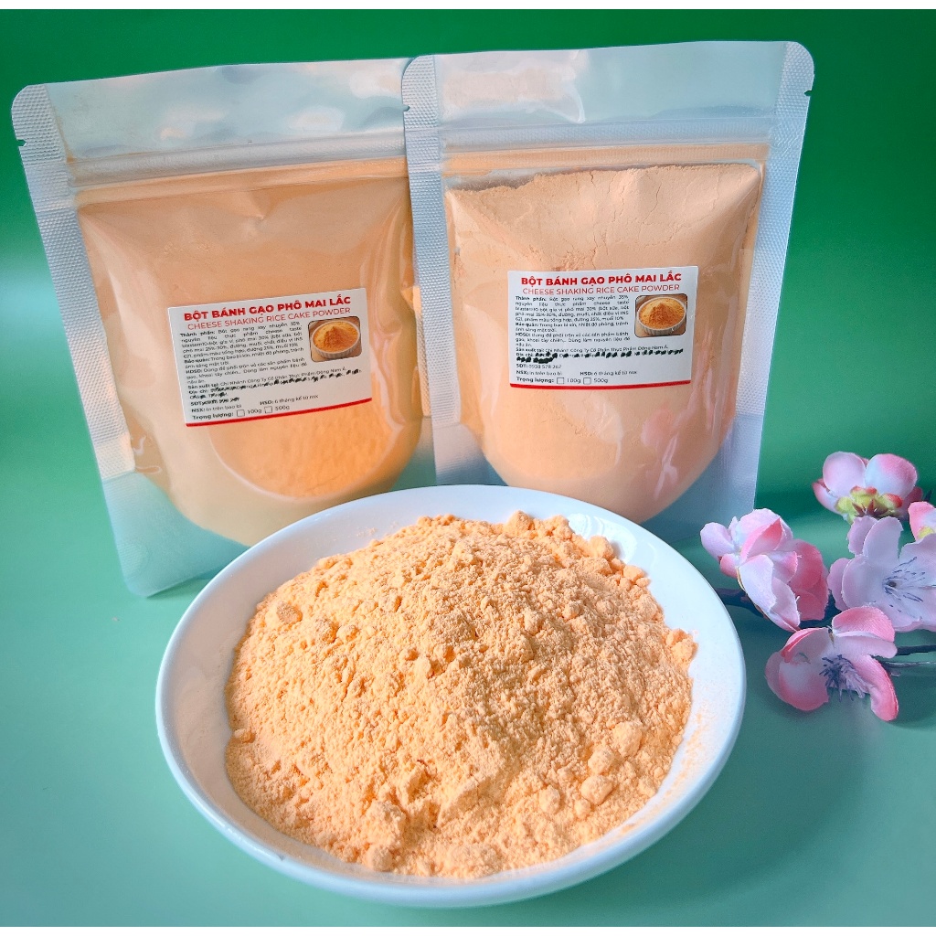 BỘT PHÔ MAI ĐNÁ NGON MÀU VÀNG CAM, VỊ BÉO MẶN 500g/ 100g