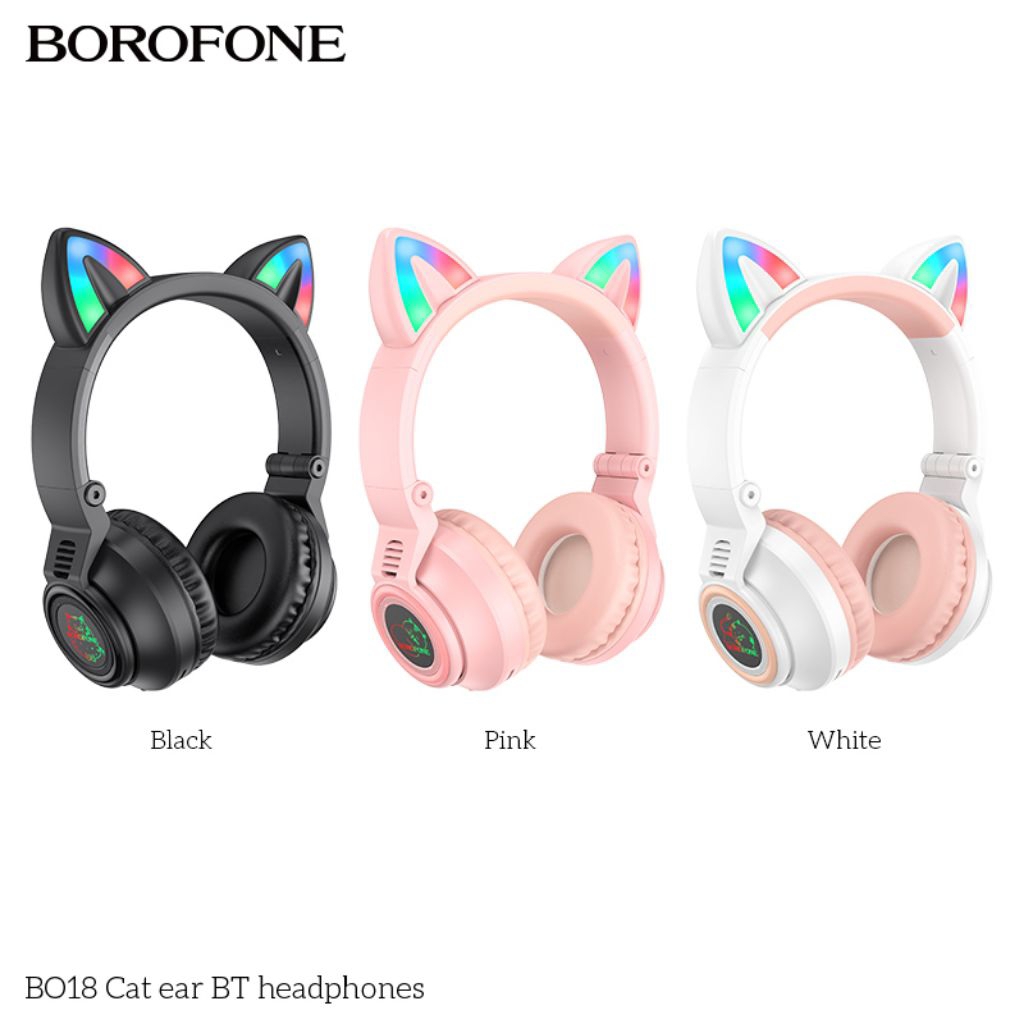 Tai nghe chụp tai bluetooth Borofone BO18 âm thanh sống động.