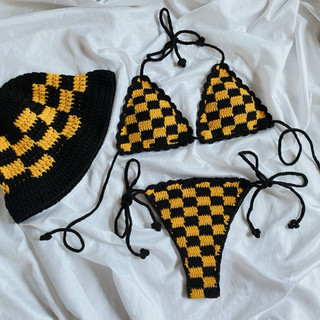 Combo 3 món bikini len caro phối màu( có bán lẻ)