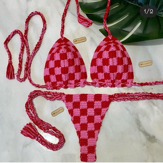 Combo 3 món bikini len caro phối màu( có bán lẻ)
