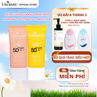 [DEAL 8/3] Kem Chống Nắng TRUENANO Phổ Rộng Kiềm Dầu Nâng Tone Kháng Nước SPF 50+/PA++++ - 50ml
156.950
₫
-27%
Mua để nhận quà
5.0
Đã bán 313
TP. Hồ Chí Minh