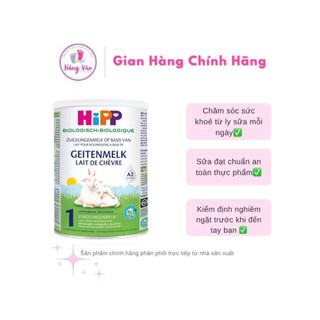 {Chính hãng} Sữa Dê HiPP Organic Combiotic Số 1/2/3 400g - Nhập Khẩu Đức, Đạm A2 Dễ Tiêu Hóa, Không Biến Đổi Gen