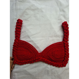 Áo bikini len dây quai to đi biển dành cho nữ