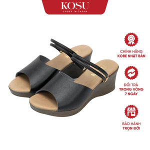 Sandal nữ KOSU đế xuồng cao 6cm, Sandal Nhật Bản thiết kế trẻ trung mùa hè Kosu KS-23332