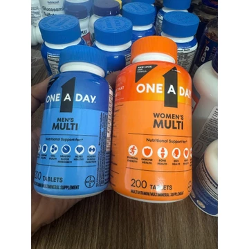 Vitamin Tổng Hợp Nam - Nữ One A Day Men’s Multivitamin 200 Viên – Bổ Sung Vitamin D, Kẽm, Axit Folic & Vitamin B