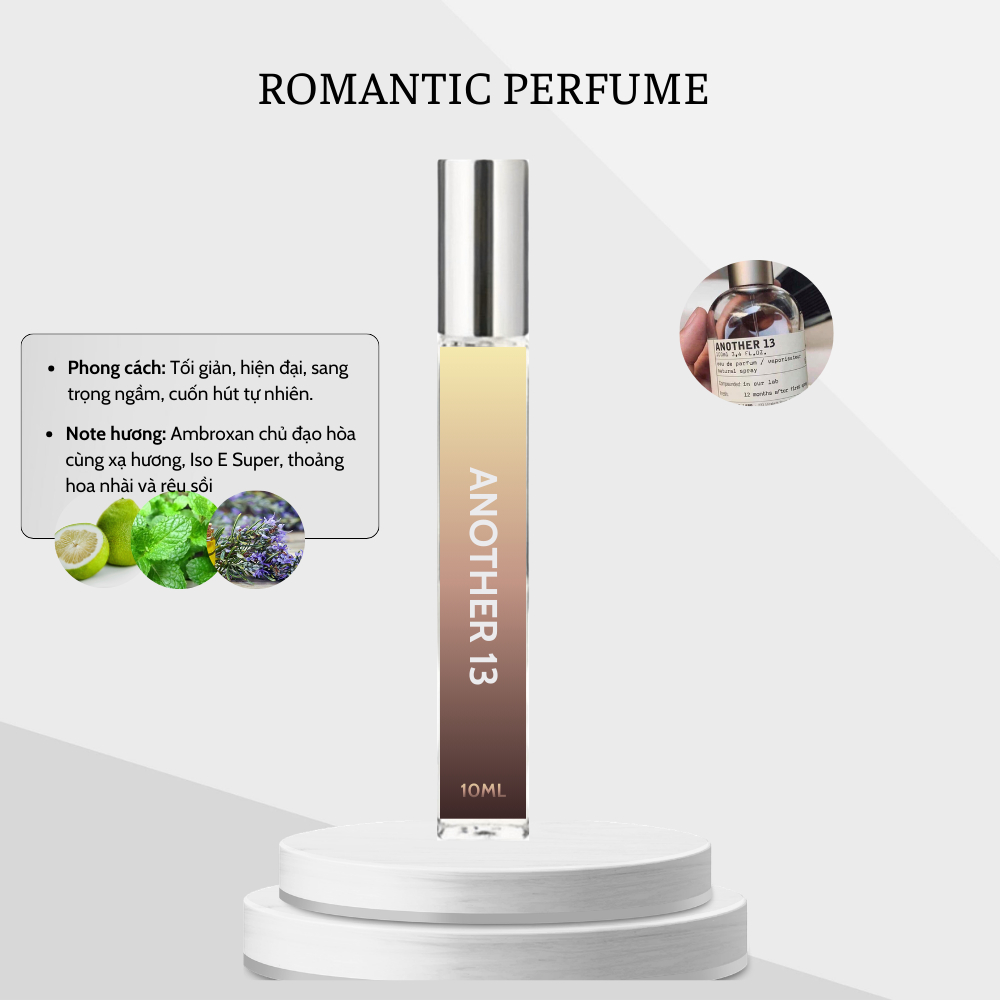 Nước hoa unisex Romantic Le Labo Another 13 EDP 10ml – Hương Thơm Gợi Cảm, Bí Ẩn và Cuốn Hút