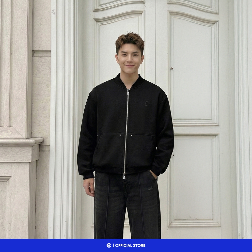 Áo khoác Varsity nam nữ nỉ dạ boxy Local Brand Chính Hãng City Cycle Áo Khoác Varsity Daily