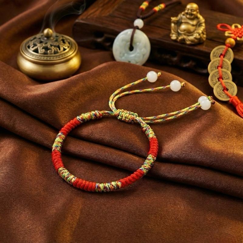 Vòng tay chỉ đỏ, vòng Tây Tạng ( ĐÃ THỈNH ) phong thủy mang lại may mắn, bình an cho người đeo