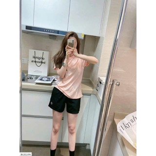 Set Bộ Đồ Nữ Joie Trendy Áo Thun Cộc Tay Quần Short Thể Thao Kiểu Dáng Basic Năng Động Mặc Nhà Đi Chơi [Size S-2XL]