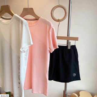 Set Bộ Đồ Nữ Joie Trendy Áo Thun Cộc Tay Quần Short Thể Thao Kiểu Dáng Basic Năng Động Mặc Nhà Đi Chơi [Size S-2XL]
