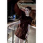 Đầm kim sa đỏ Mimi Blanc