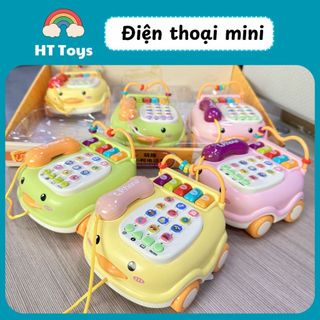Điện thoại đồ chơi tích hợp đọc hát tiếng anh cho bé vui chơi HT Toys