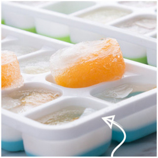 Khay Làm Đá Ô Vuông 14 Viên, Khay Đá Silicone 14 Ô Làm Thạch Làm Đá Tiện Lợi Có Nắp Chống Mùi