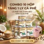 Cà Phê Dừa - Ít Đường Dành Cho Người Ăn Kiêng & Giảm Cân. Không chứa chất bảo quản, Hộp 10 gói