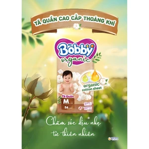 Tã quần Bobby Organic Ngày & Đêm size M/L/XL/XXL/XXXL