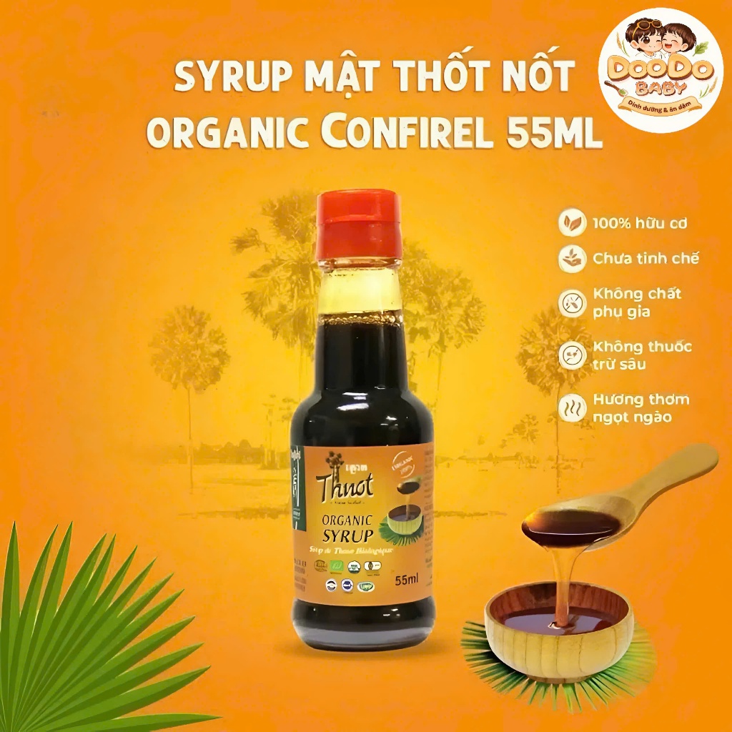 Sryup Mật Thốt Nốt Thnot Ăn Dặm Cho Bé (55ml)