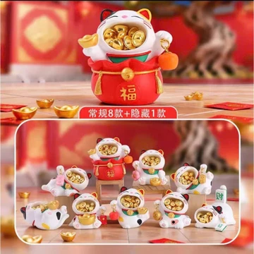 [Blind Box - Sẵn - Hỏa Tốc ] Mô Hình Gold Coin - Money Carrying Cat Meow Meow - Mèo Thần Tài 🌼Blind Box Nhà Đông Đông🌼