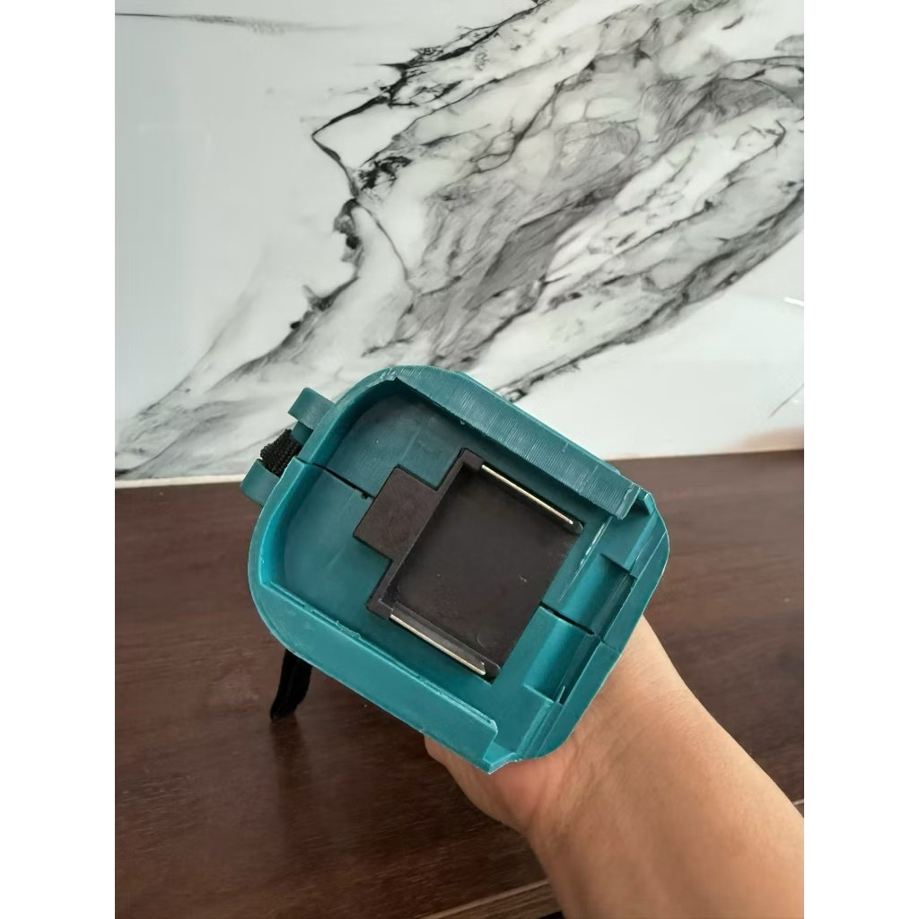 Thân Máy Siết Bulong MAKITA xanh 450Nm, động cơ lõi đồng không chổi than chân pin thông dụng 4cm, đầu 2 in1