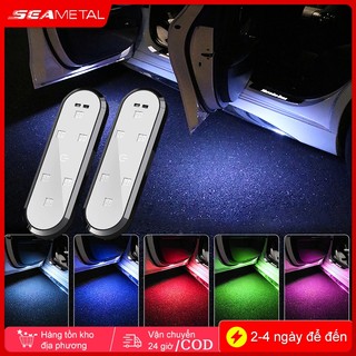 SEAMETAL đèn chào mừng xe ô tô Đèn Cảm Biến Không Dây Đa Năng Chống Va Chạm An Toàn Cho Cửa Xe Hơi